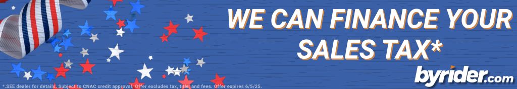 we can finance your sales tax - MO109, MO113, MO114 stores